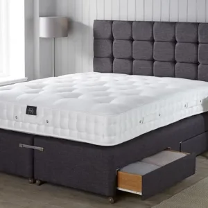 Super King Size Divan Bed with Mattress – Ready to Use, No Assembly