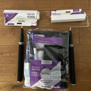 Harris paint rollers and complete decorators kit