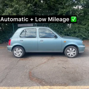 2002 Automatic Nissan Micra (Low Mileage)