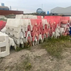 Water Filled Red & White Barriers - Image 2