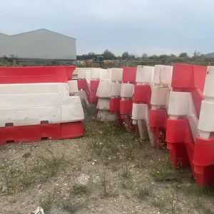Water Filled Red & White Barriers - Image 4