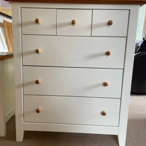 Bedroom Furniture Chest of Draws, Bedside Cabinet & Headboard - Image 2