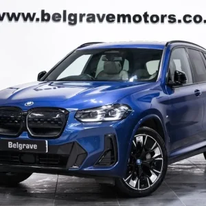 2023 BMW iX3 M Sport Pro Electric SUV – Phytonic Blue, 80kWh, Full Electric Spec