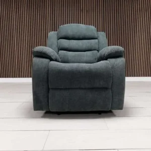 Riley corner sofa brown leather, dark grey, grey fabric - Image 3