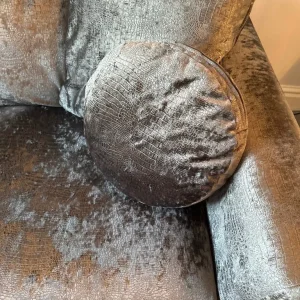Two seater grey sofa - Image 2