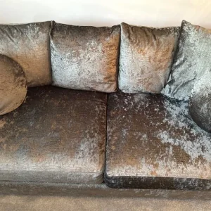 Two seater grey sofa - Image 3