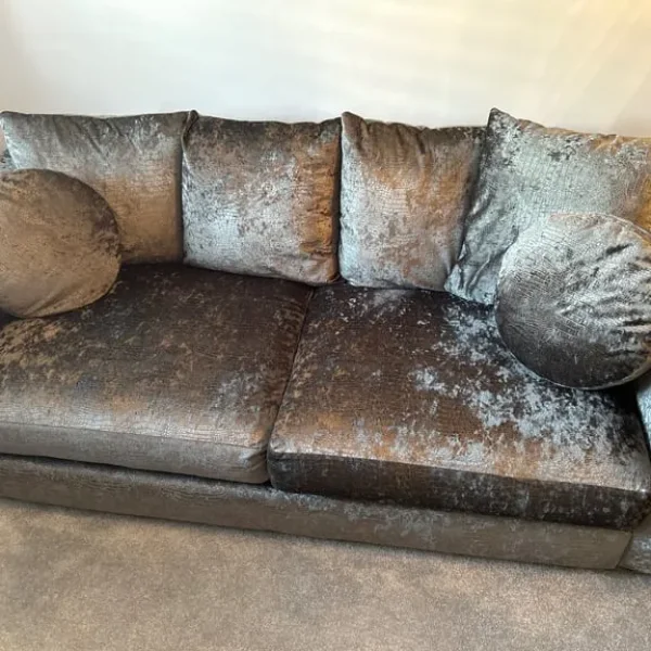 Two seater grey sofa