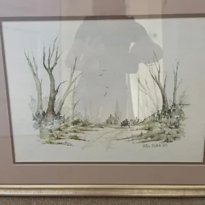 Pair of John Bird Watercolours - Image 3