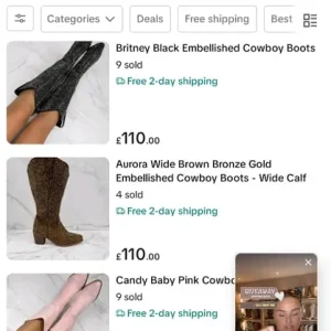 Cow boy boots - Image 2