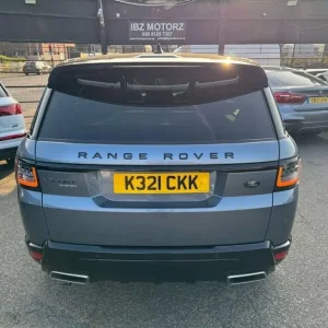 2018 Land Rover Range Rover Sport 3.0 Diesel HSE Auto 4WD Blue Exterior - Image 8