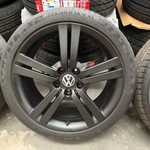 18” VW Badged Alloy Wheels with Tyres for VW Caddy, Golf, Audi A3 - Image 4