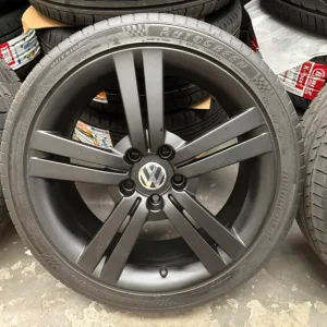 18” VW Badged Alloy Wheels with Tyres for VW Caddy, Golf, Audi A3 - Image 5