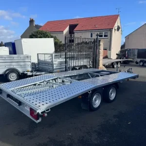 Jupiter 4m x 2.1m Twin Axle Car Transporter Beavertail 2700kg - Image 2