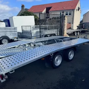 Jupiter 4m x 2.1m Twin Axle Car Transporter Beavertail 2700kg - Image 6