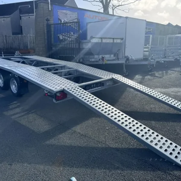 Jupiter 4m x 2.1m Twin Axle Car Transporter Beavertail 2700kg