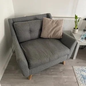 3 seater sofa and armchair - Image 3