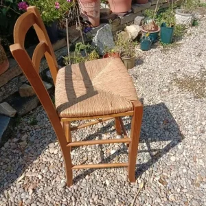 2 beechwood kitchen bar stools - Image 4