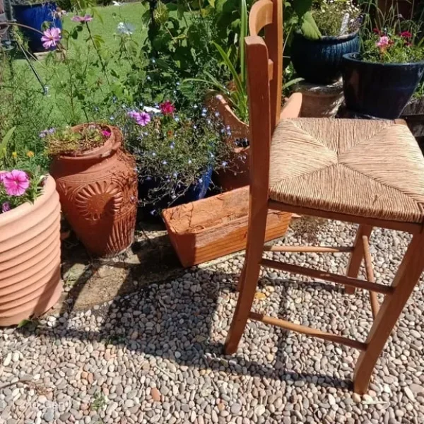 2 beechwood kitchen bar stools