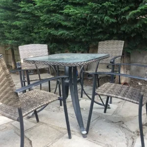 Garden table and chairs