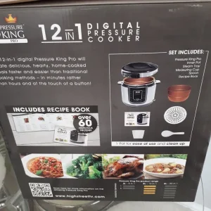DIGITAL PRESSURE COOKER, NEVER BEEN USED - Image 7