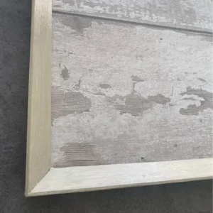 Large Buffet Tray with Wood Effect Glass Top - Image 2