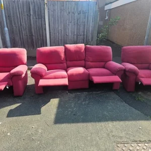 Recliners sofa and chair - Image 2