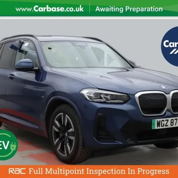 2022 BMW iX3 Electric SUV – 80kWh, M Sport, Full Leather, Phytonic Blue