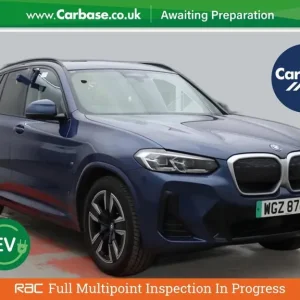 2022 BMW iX3 Electric SUV – 80kWh, M Sport, Full Leather, Phytonic Blue