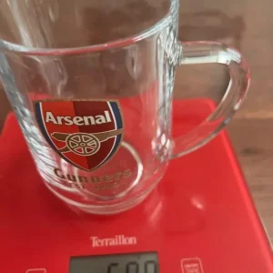 Arsenal glass mug with logo - Image 6