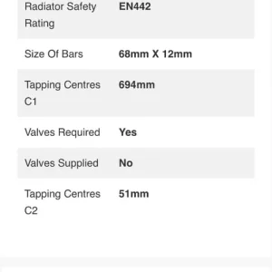 White double panel radiator - Image 2