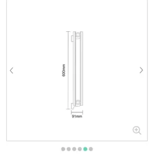 White double panel radiator - Image 6