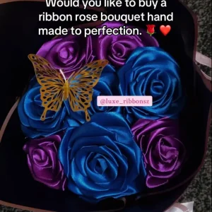 Handmade Ribbon Roses - Image 2