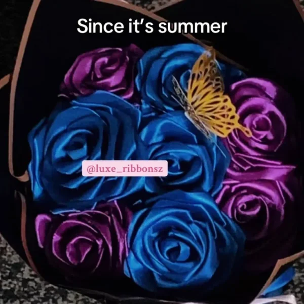 Handmade Ribbon Roses