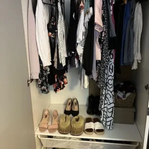 Wardrobe with mirrors and two drawers (1m x 2m) - Image 2