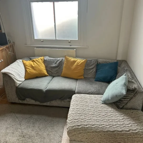 L-shaped sofa