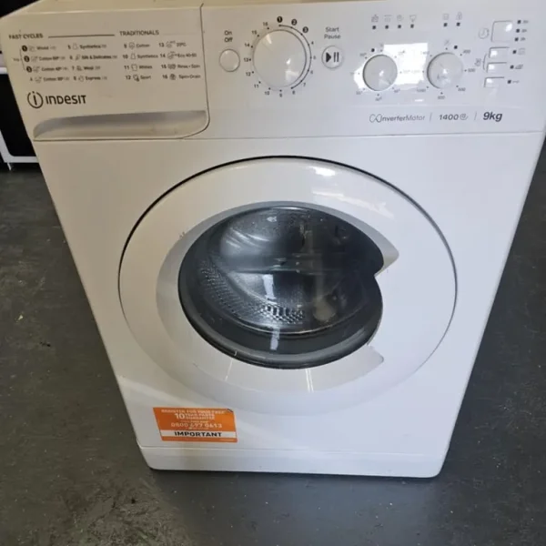 Indesit Washing Machine 9kg 1400 SS