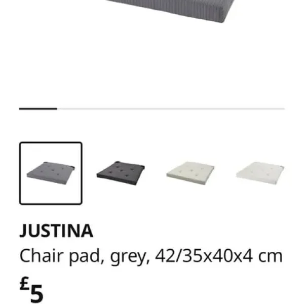 Ikea Justina Chair Pad