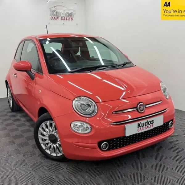 2020 Fiat 500 1.2 Lounge 3dr – Pink, 56k miles, rear sensors, cruise, AC