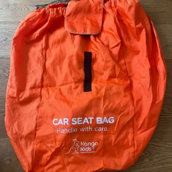 Car seat bag for flights and travel