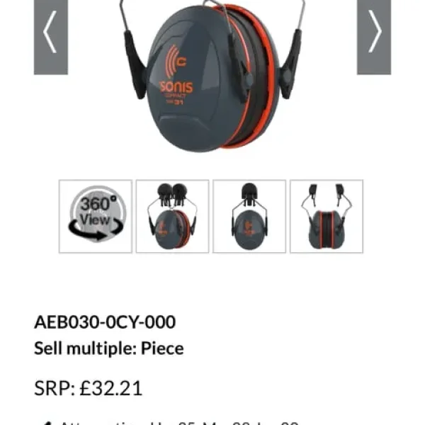 JSP Sonis ear defenders