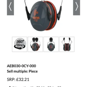 JSP Sonis ear defenders