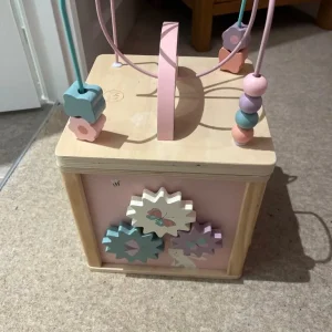Wooden Activity Cube Toy - Image 3