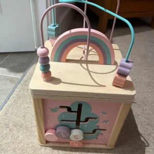 Wooden Activity Cube Toy