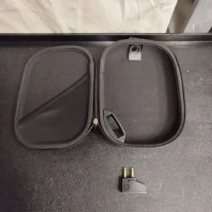 Bose QC45 Empty Case Black with Airplane Adapter - Image 2