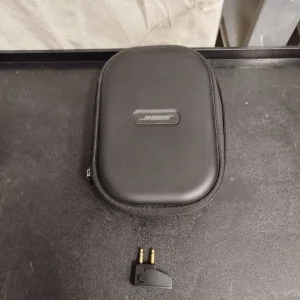 Bose QC45 Empty Case Black with Airplane Adapter