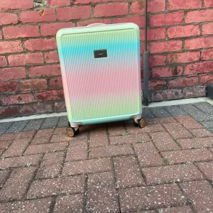 Dune London Pink Ombre Visit Olive Medium & Small Suitcase - Image 2