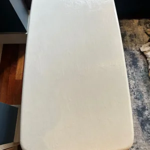 Wooden coffee table with white top - Image 3