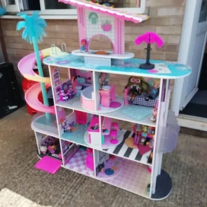 large wooden LOL dolls house with accessories - Image 2
