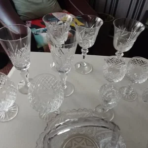 Mixed box of Cut and Pressed Glassware - Image 4