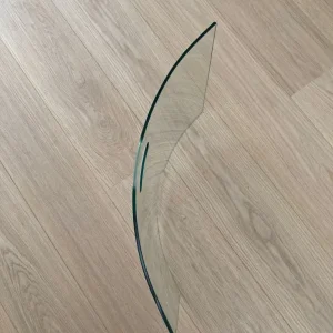 Curved Tempered Glass Fire Screen - Image 2